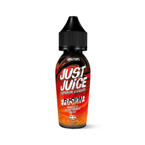 Just Juice Fusion Mango & Blood Orange on ice